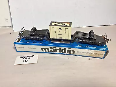 Vintage Marklin HO #4618 Kuilwagen Well Flat Car  Model Train Car West Germany • $14.99