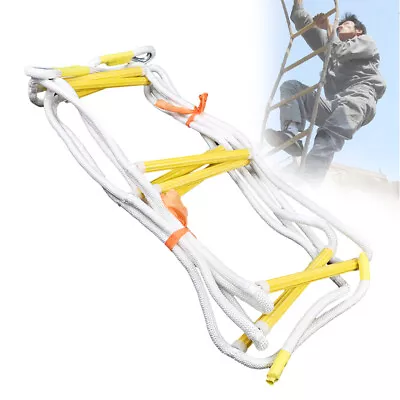 £35 • Buy 16ft Emergency Fire Escape Ladder Rope FOR Window Home Fire Safety Ladder 300 Kg