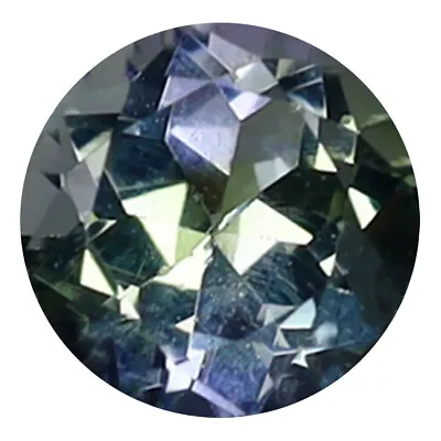 0.43 Ct Splendid Round Cut (5 X 5 Mm) Tanzania Greenish Blue Tanzanite Gemstone • $20.99