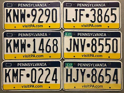 One Pennsylvania License Plate Visit Pa.com Random Letters/ Numbers • $24.99