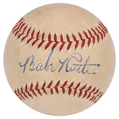 Babe Ruth Single Signed Baseball One Of The Finest In The World PSA DNA COA   • $124995