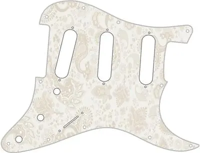 Stratocaster Pickguard Custom Fender SSS 11 Hole Guitar Pick Guard Paisley AW • $59.40