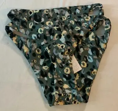 Voda Swim Women's Lombok Cut Out Bikini Bottom NB7 Multicolor Medium NWT • $9.50