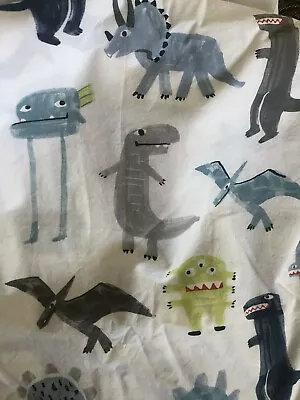 Pottery Barn Kids Monster TWIN Flat Sheet Only EUC NLA • $29.95