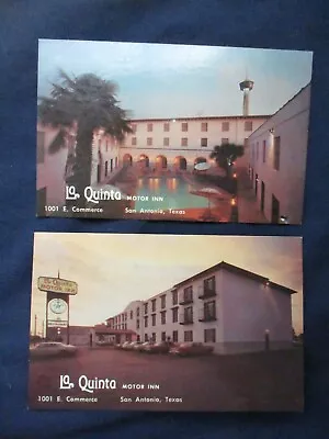 Lot Of 2 Ca1980 San Antonio Texas La Quinta Motor Inn Motel Postcards • $4.50