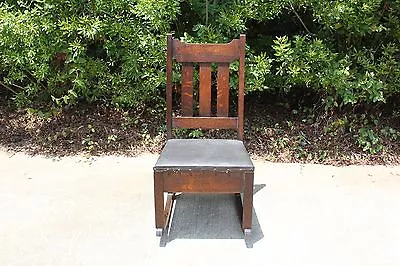 Charming Mission Oak Original Finish Rocking Chair With Sewing Drawer ~Ca.1910 • $375