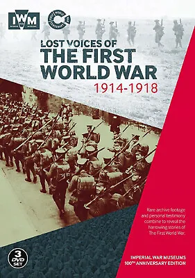 £8.99 • Buy Lost Voices Of The First World War - 3 DVD SET - BRAND NEW SEALED WW1 1914-1918