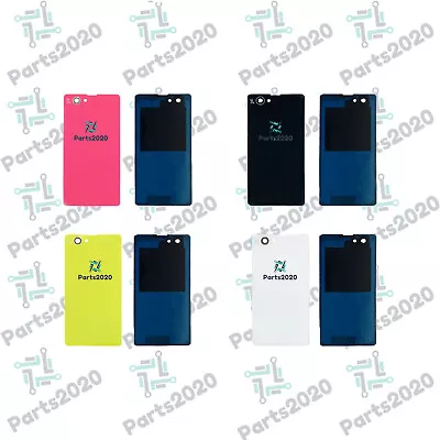 Rear Back Battery Cover Glass For Sony Xperia Z1 Mini Compact & Adhesive • $8.45