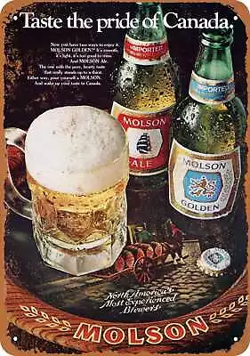 Metal Sign - 1979 Molson Golden And Molson Ale - Vintage Look Reproduction • $18.66