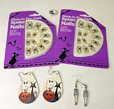 Halloween Jewelry Fashion Bundle ... Fingernails Earrings And Ring NEW • $27.50