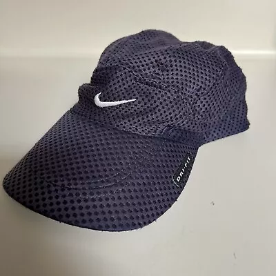 Rare Vintage Nike Dri-Fit 5 Panel Gray Adult Hat • $12