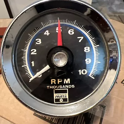 Chrysler Parts Vintage Tachometer Dodge Mopar Plymouth Tach 10k • $400