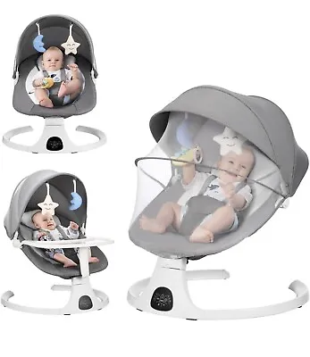 Baby Swing For Infants5 Speed Bluetooth Rocker3 Timer Setting For 0-12 Months • $225