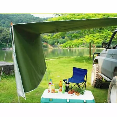 Foldable Car Van Side Awning UV-proof Camping Tent Fabric Shelter 2.8 X 1.8M • $37.05