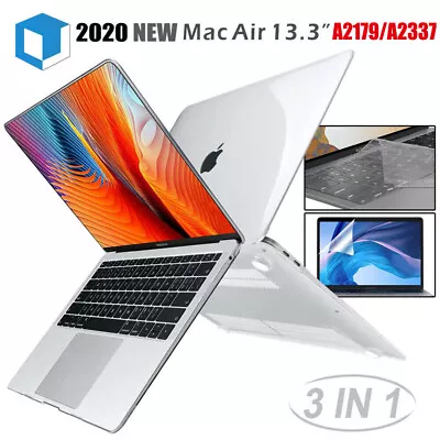 Fr New Macbook Air 13  A2337 A2179 Clear Hard Shell Case Keyboard + Screen Cover • $6.99