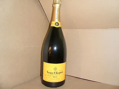 Veuve Clicquot Champagne Ex- Display Empty Bottles 1.5 Litres Made In France • £98