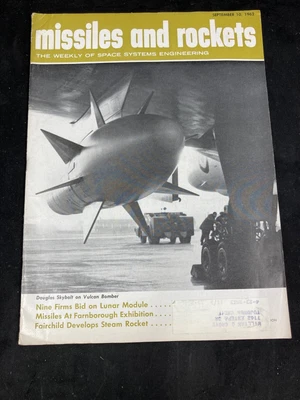 $24.99 • Buy Missiles And Rockets, The Missile/space Weekly Magazine, September 10, 1962