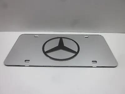 Mercedes-Benz Acrlic Mirror License Plate Auto Tag Nice • $24.95