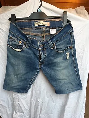 Genuine Vintage Levis Cut Off Shorts Slouch 504s Ladies Size 3s (6-8 UK?) • £0.99