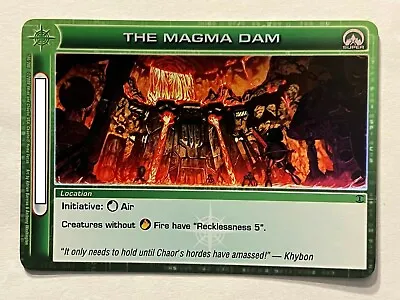 $49.99 • Buy Chaotic 186/200 The Magma Dam Super Rare Holo Foil Location Card