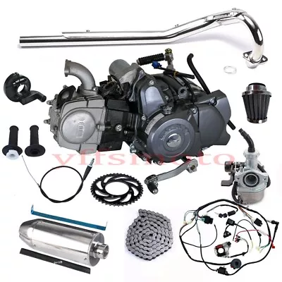 Lifan 125cc 4 Speed Engine Motor Kick Start For CT70 CT110 CL70 Motorcycle Bikes • $391.03