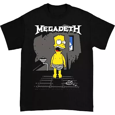 Rare Megadeth SIMPSONS Rare Men S-5XL Tee 4D154 • $14.99