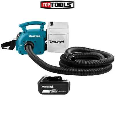 Makita DVC350 18v LXT Vacuum Dust Extractor/Blower With 1 X 5.0Ah Battery • £316.97