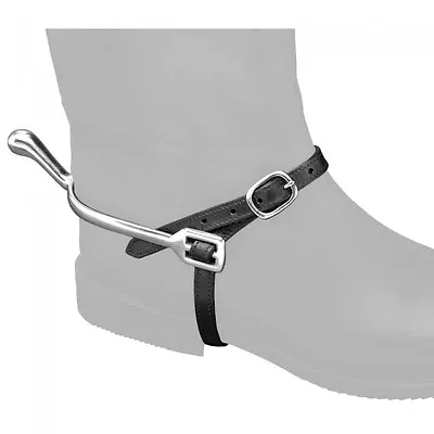 EquiRoyal Leather Spur Straps - Black - NWT • $8.99