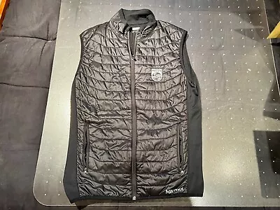 Men's Marmot Variant Vest Black Size Large Thermal Insulation Logo • $29