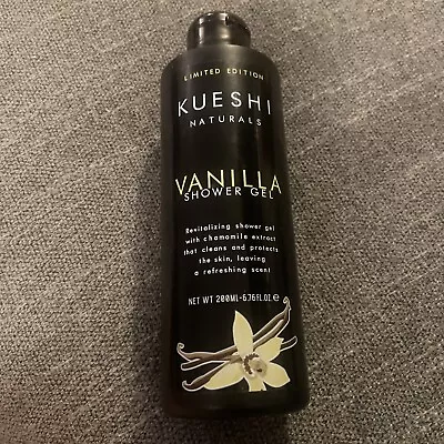 Kueshi Naturals Vanilla Shower Gel 6.76 Oz. LIMITED EDITION! Brand New! • $9.99