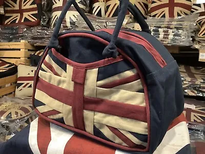 Union Jack Bowling Ball / Milano Bag By Woven Magic Tea Dyed • £32.95