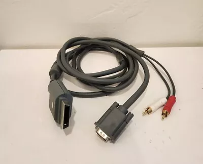 Official Microsoft Xbox 360 Audio Video AV Component HD Cable Cord! ~ Authentic! • $10