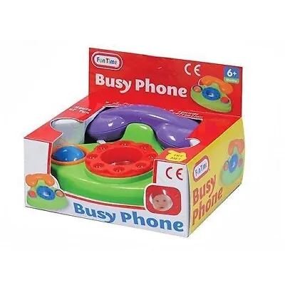 Baby Fun Time Educational Toys Interactive Busy Phone - Age 6 Months + • £7.99