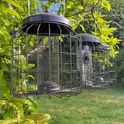 £47.99 • Buy Hanging Bird Feeders Heavy Duty Squirrel Proof (Set Of 3) Nut, Seed & Fat Ball