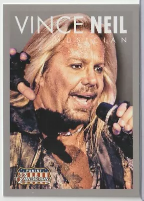 Vince Neil 2015 Panini Americana #40 Motley Crue • $2.99