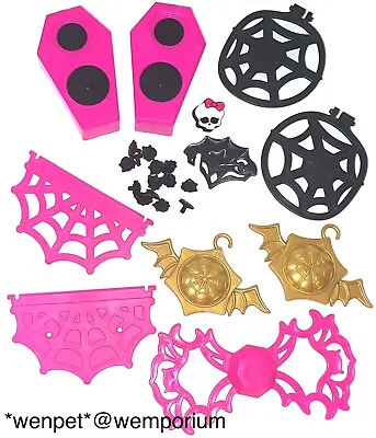 £3.99 • Buy Monster High Dolls Playset Spares DJ Party Room Speakers~Seats~tables~decor