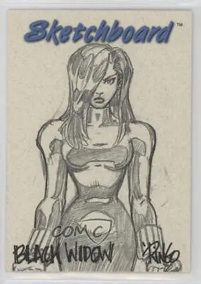 1998 SkyBox Marvel Creators Collection Grey Black Widow #5 Sketch 0ba6 • $11.75