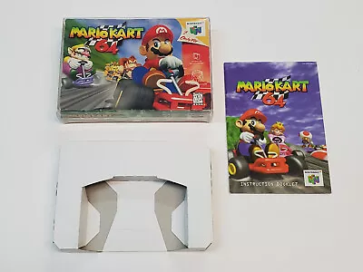 Mario Kart 64 Original N64 Nintendo 64 Box & Manual Only *damage • $53.95