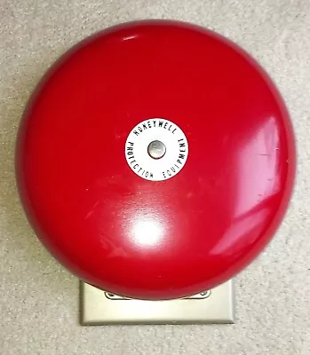 Vintage HONEYWELL 10 Inch Vibrating Fire Alarm Bell / Gong • $40