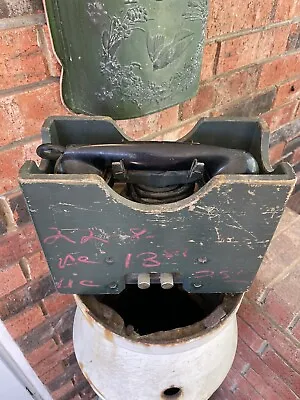 WWII Navy Dockside Telephone Phone Vintage Military Trench Radio Phone Wood Army • $125