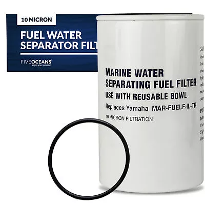 Fuel Filter Element Water Separator For Yamaha MAR-FUELF-IL-TR 10-Micron • $22