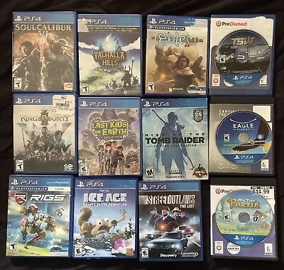 PLAYSTATION 4 PS4 Game Lot Bundle 12 GAMES All Tested!  See Pictures • $69.99