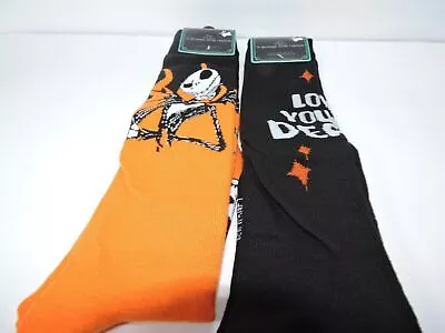 Nightmare Before Christmas Knee Socks Disney Black And Orange Men Or Women • $9