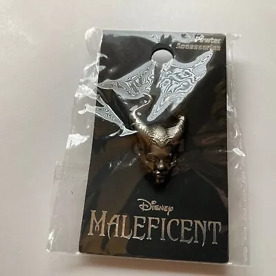 Maleficent Pewter Monogram Brooch Style Disney Pin 0 • $16