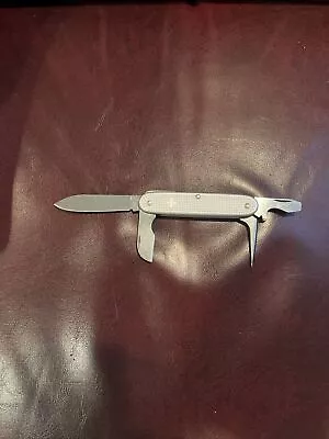 Vintage Swiss Army Military Knife (Aluminum Handle)  • $80