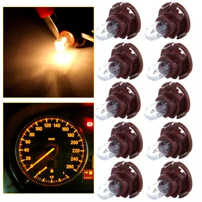 10x Warm White T5/T4.7 Neo Wedge A/C Climate Lights Heater Controls Bulb 12MM • $9.26