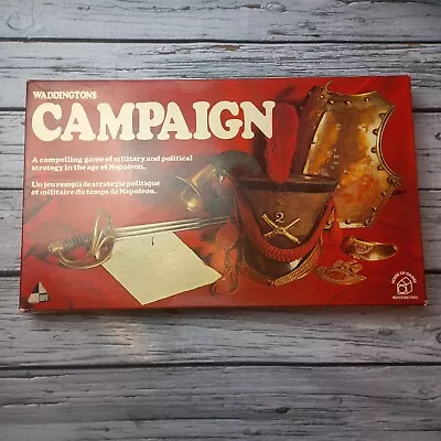 Campaign The Military And Political Strategy Game (by Waddington 1974) • £16.99