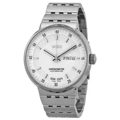 Mido All Dial Chronometer Automatic White Dial Stainless Steel Men's Watch • $544.50