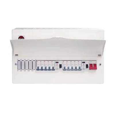 £84.95 • Buy Wylex 15-Way Pre-Populated Twin RCD High Integrity Consumer Unit WNM1770 NEW