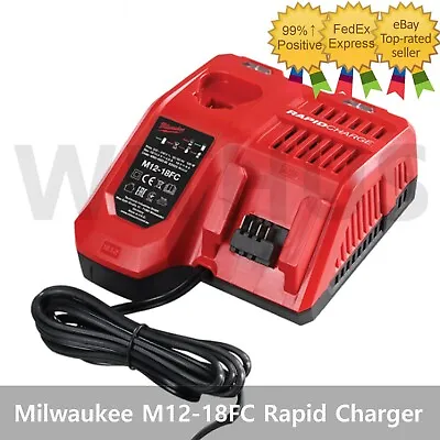 Milwaukee M12-18FC Rapid Charger For M12 & M18 12V 18V  - 220V Bulk Pack • $66.88